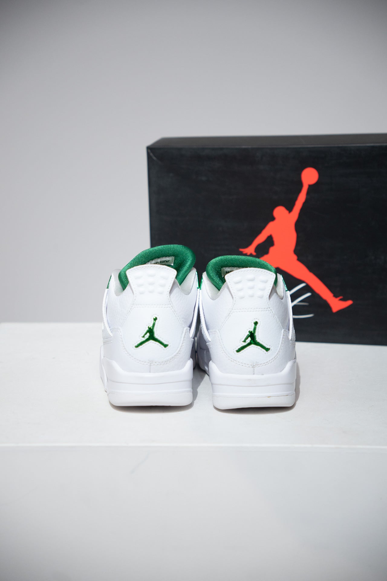 Jordan 4 Metallic Green GS (Taille 38,5)