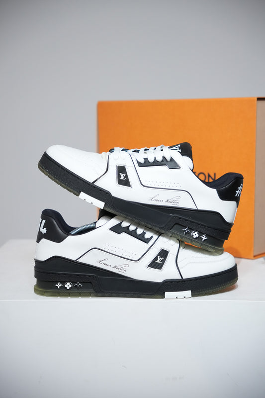 Louis Vuitton Trainer Black White (Taille 44,5 (8,5 IT))