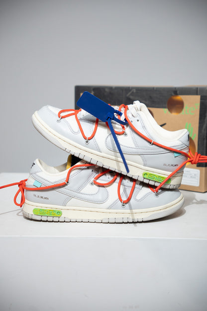 Dunk Low Off White Lot 23/50 (Taille 41)