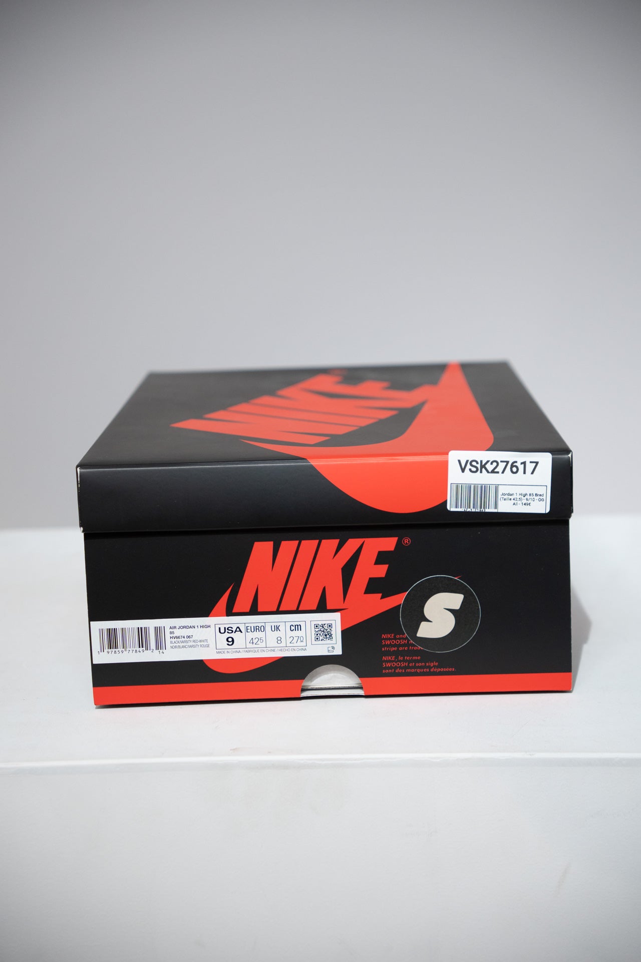 Jordan 1 High 85 Bred (Taille 42,5)
