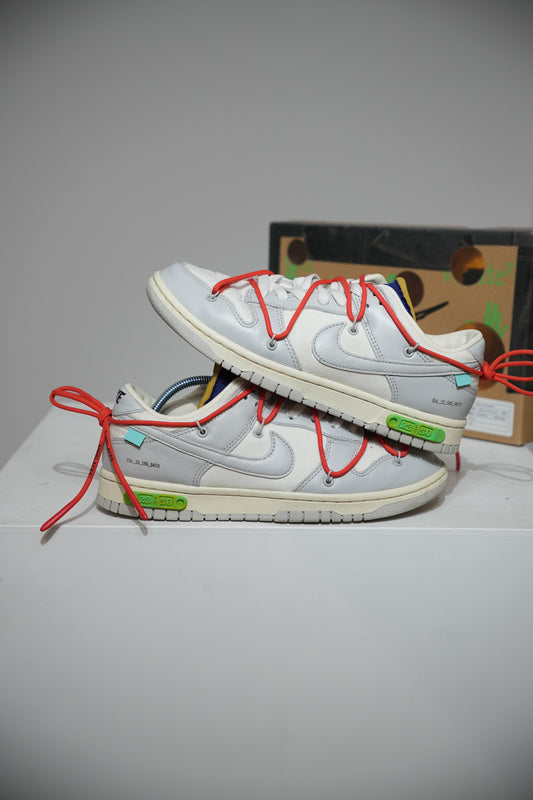 Dunk Low Off White Lot 23/50 (Taille 41)