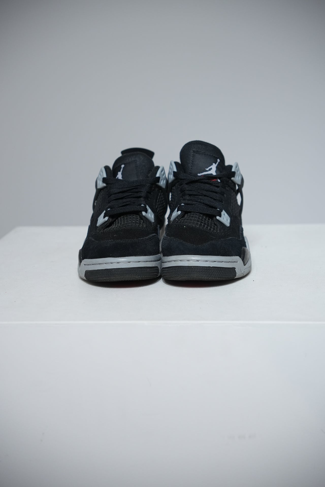Jordan 4 Black Canvas GS (Taille 36)