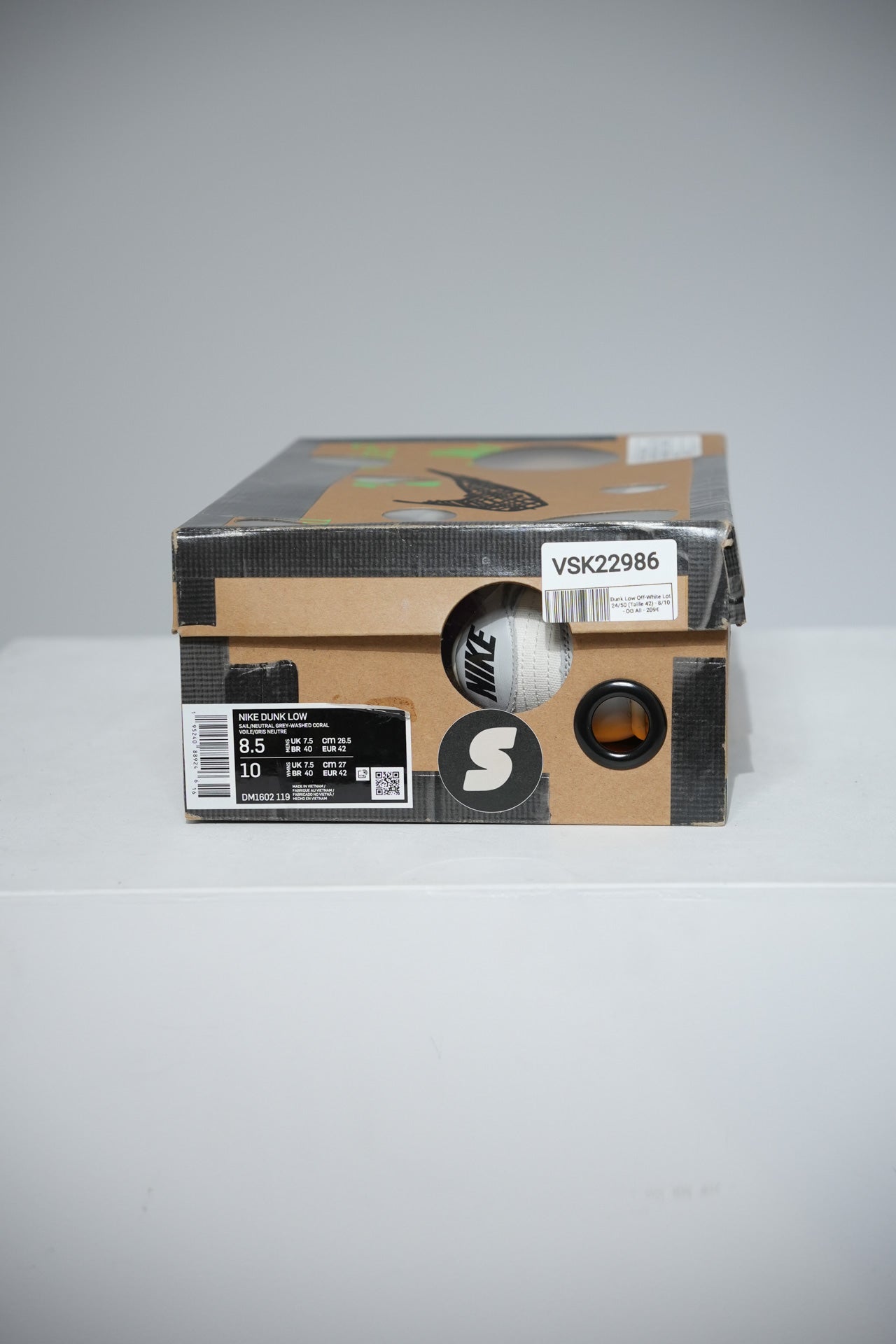 Dunk Low Off-White Lot 24/50 (Taille 42)