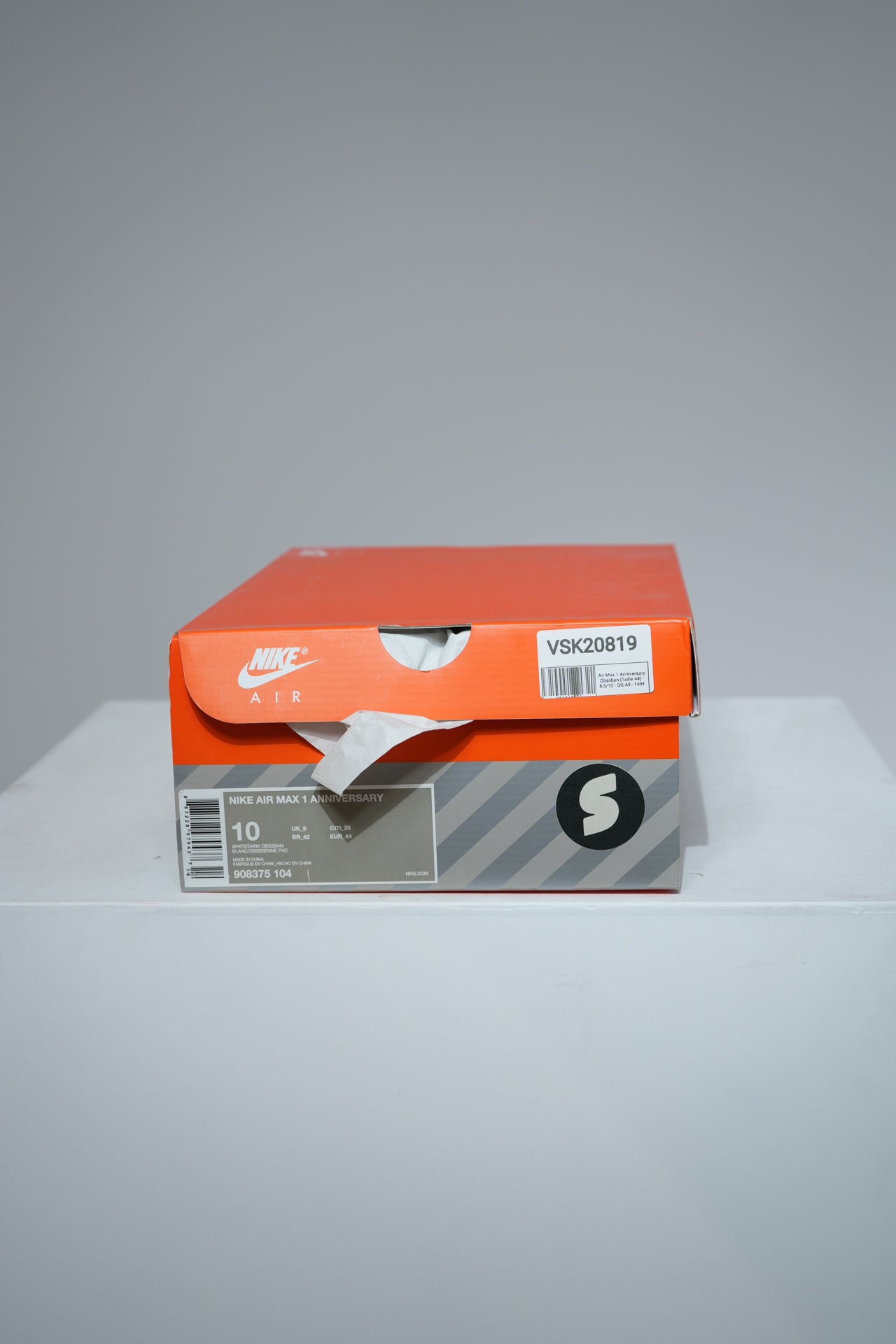 Air Max 1 Anniversary Obsidian (Taille 44)