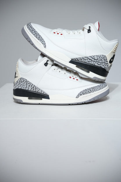 Jordan 3 White Cement Reimagined (Taille 42)