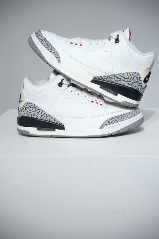 Jordan 3 White Cement Reimagined (Taille 42)