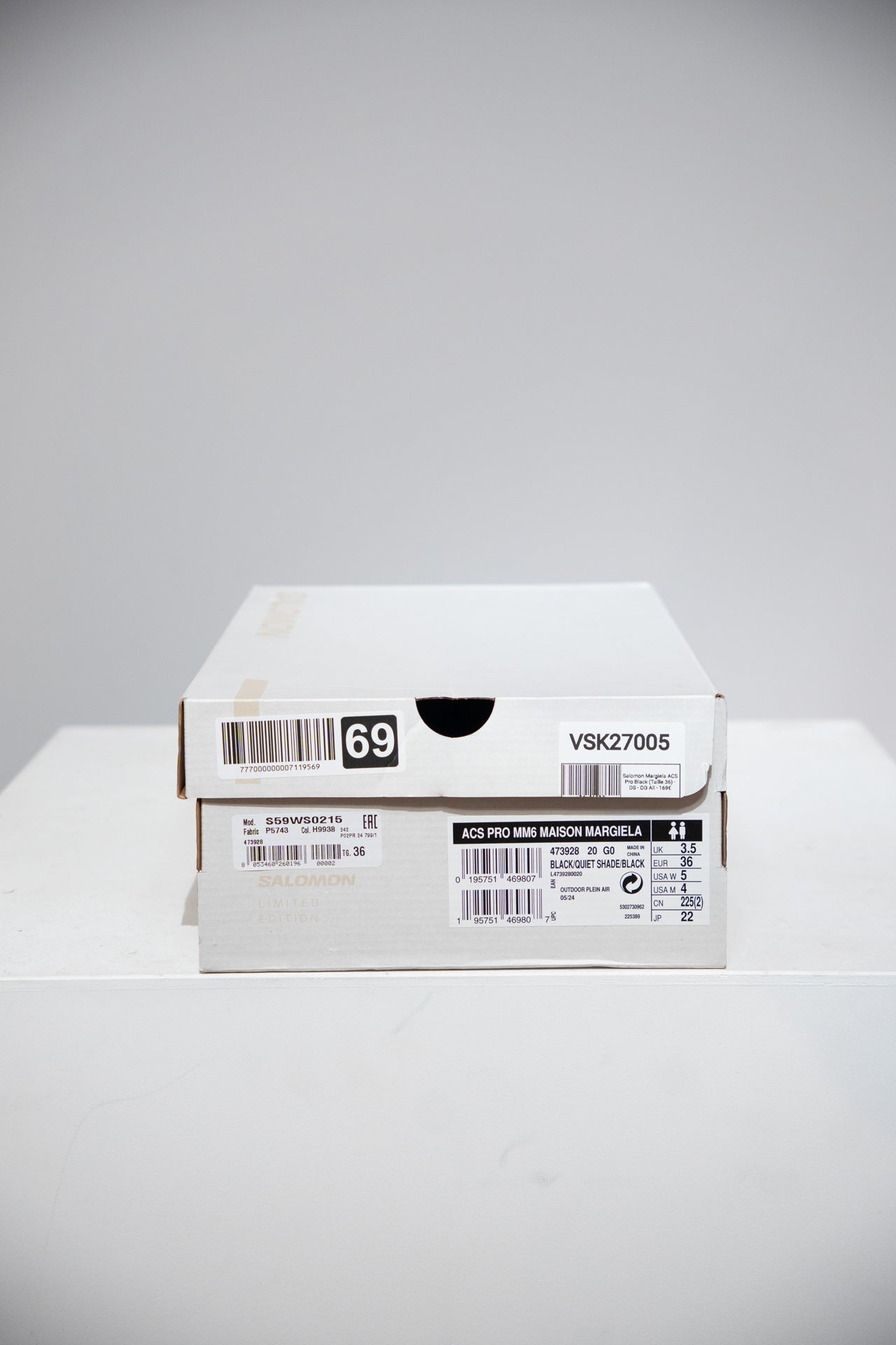 Salomon Margiela ACS Pro Black (Taille 36)