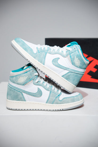Jordan 1 High Turbo green GS (Taille 38)