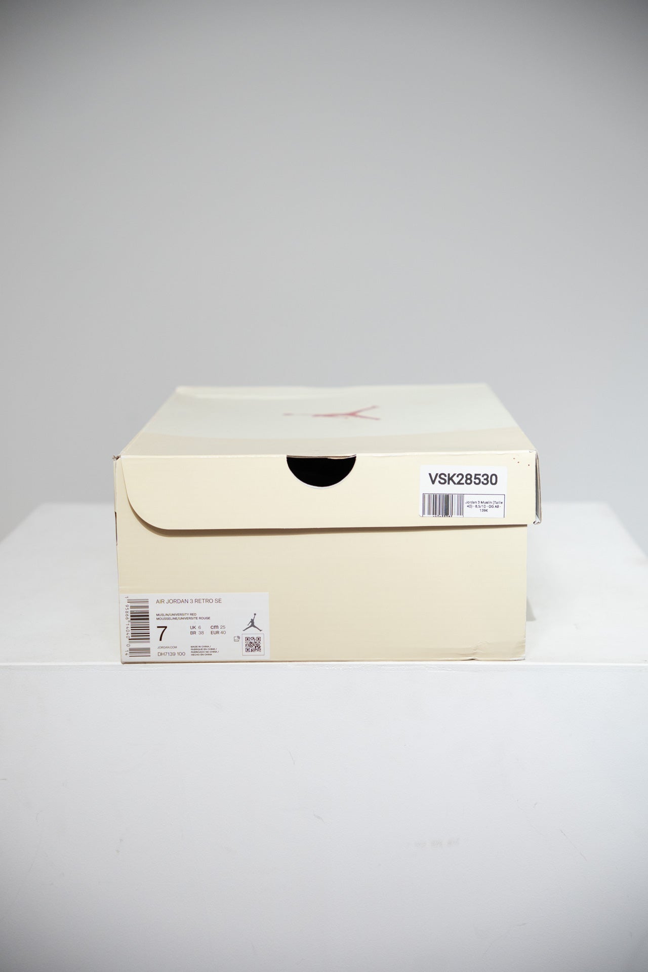 Jordan 3 Muslin (Taille 40)