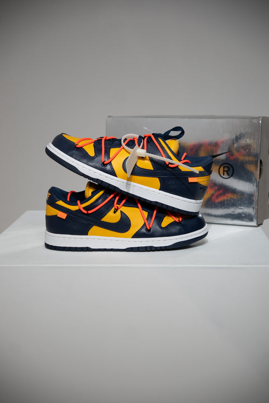 Dunk low Off-White Michigan (Taille 42)