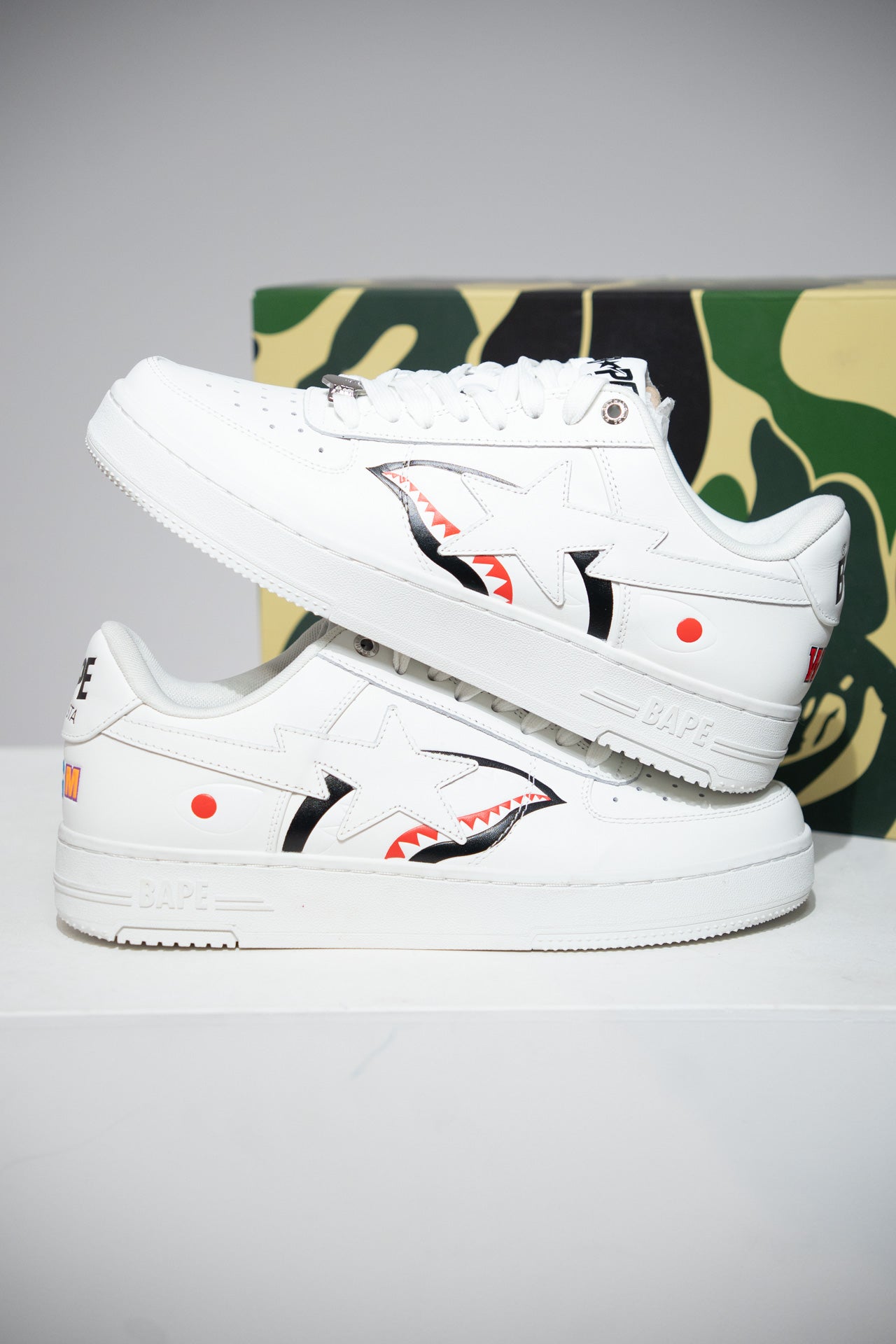 Bapesta Shark White (Taille 45)