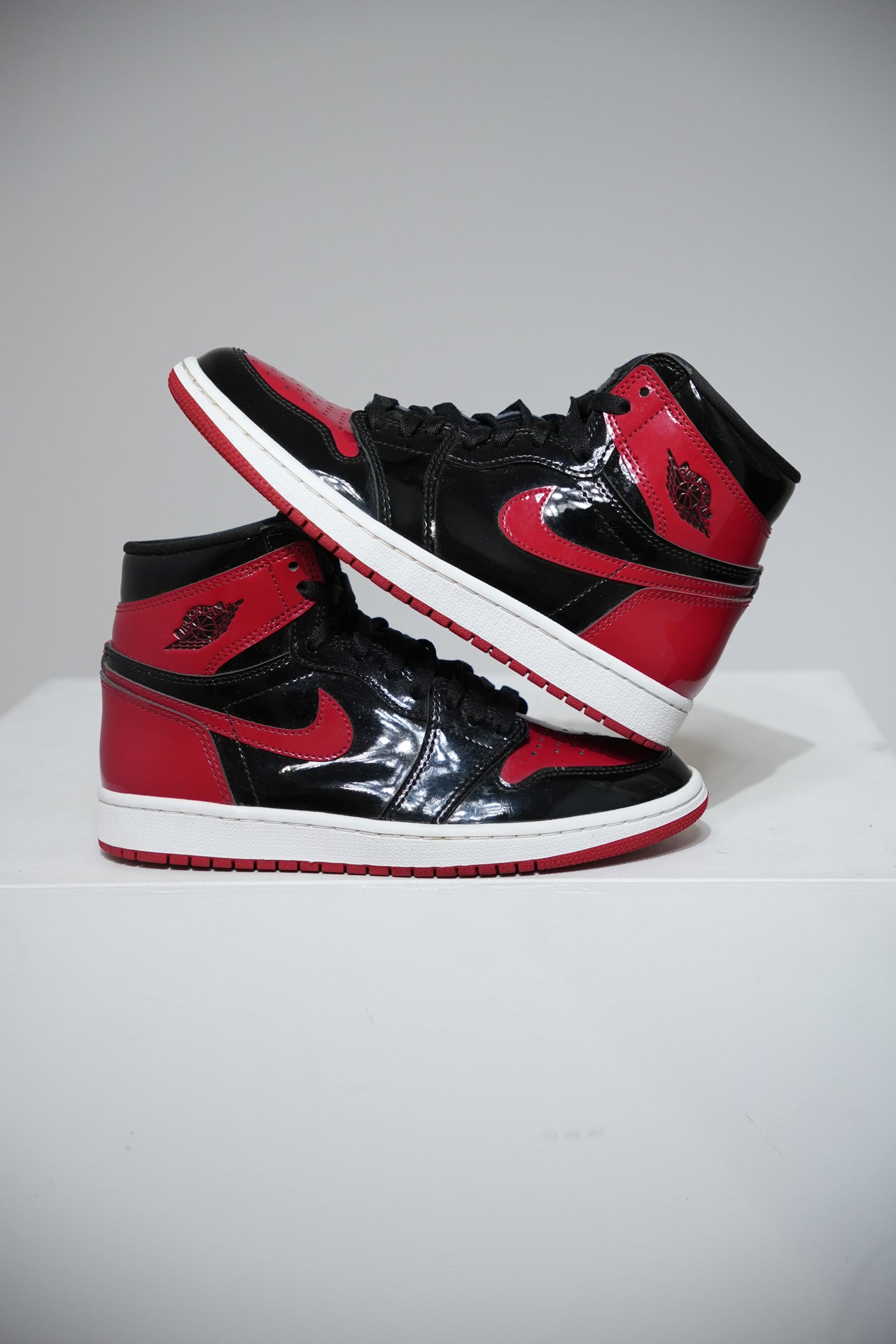 Jordan 1 High Patent Bred (Taille 39)
