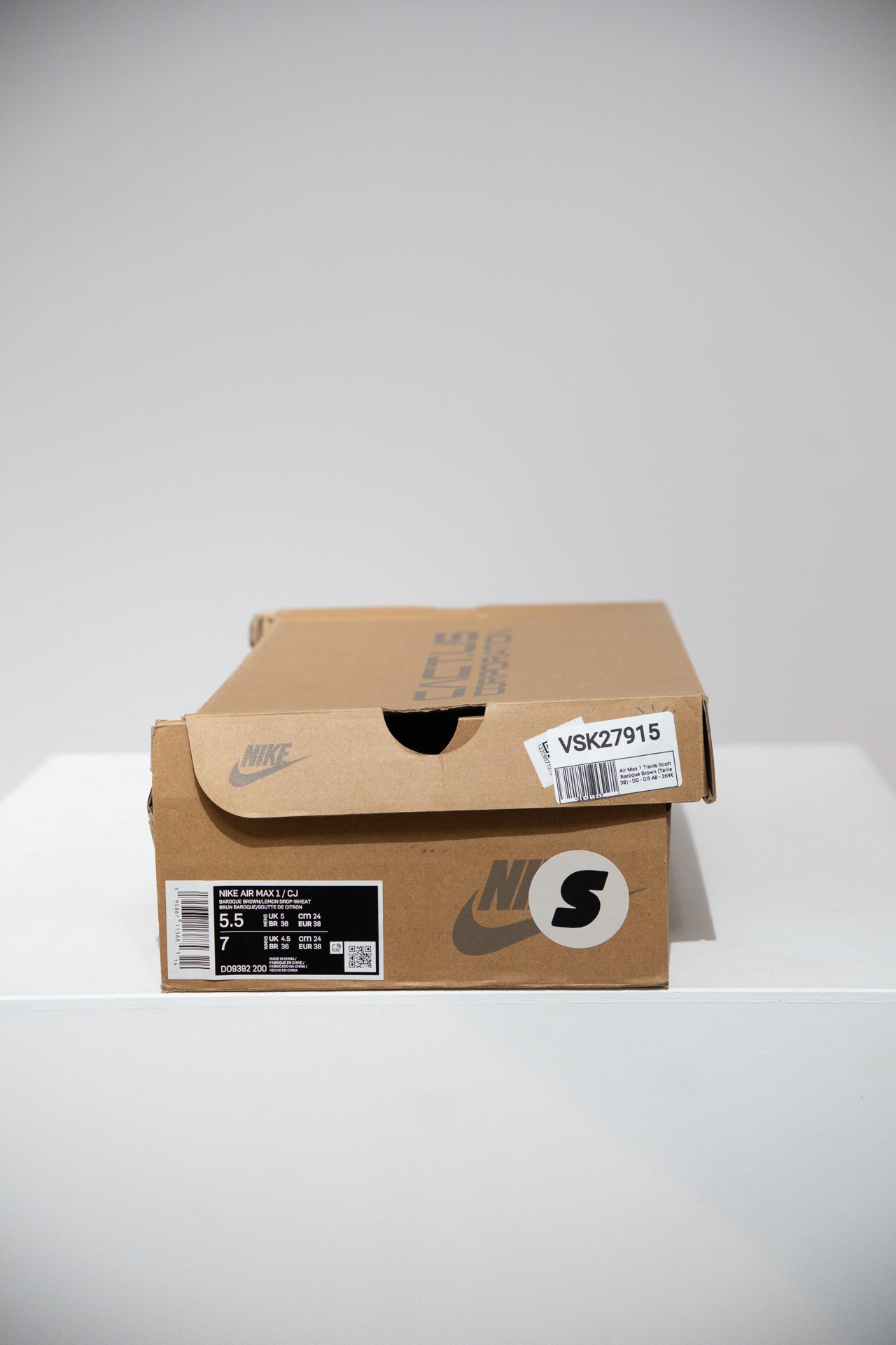 Air Max 1 Travis Scott Baroque Brown (Taille 40,5)