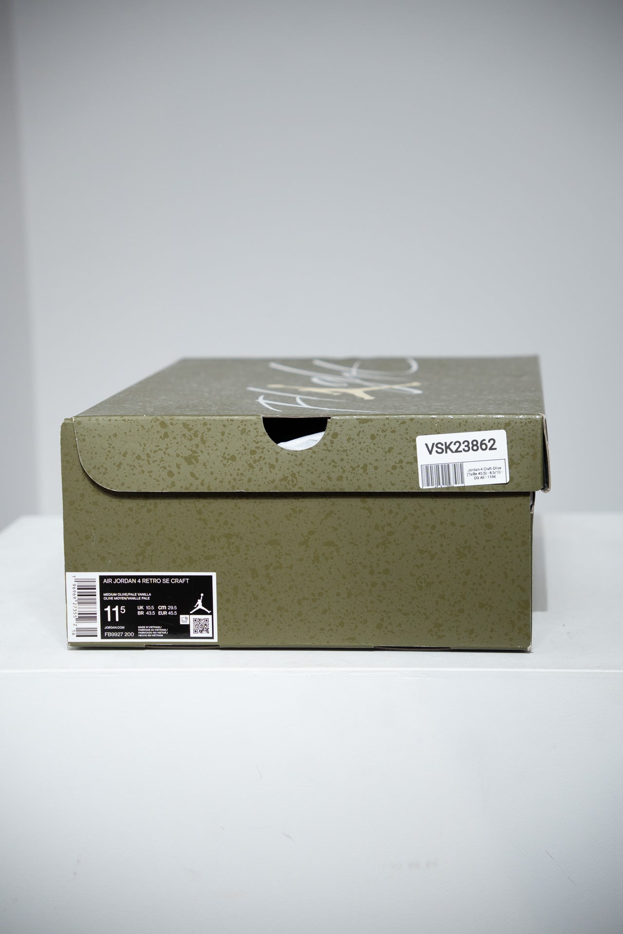 Jordan 4 Craft Olive (Taille 45,5)