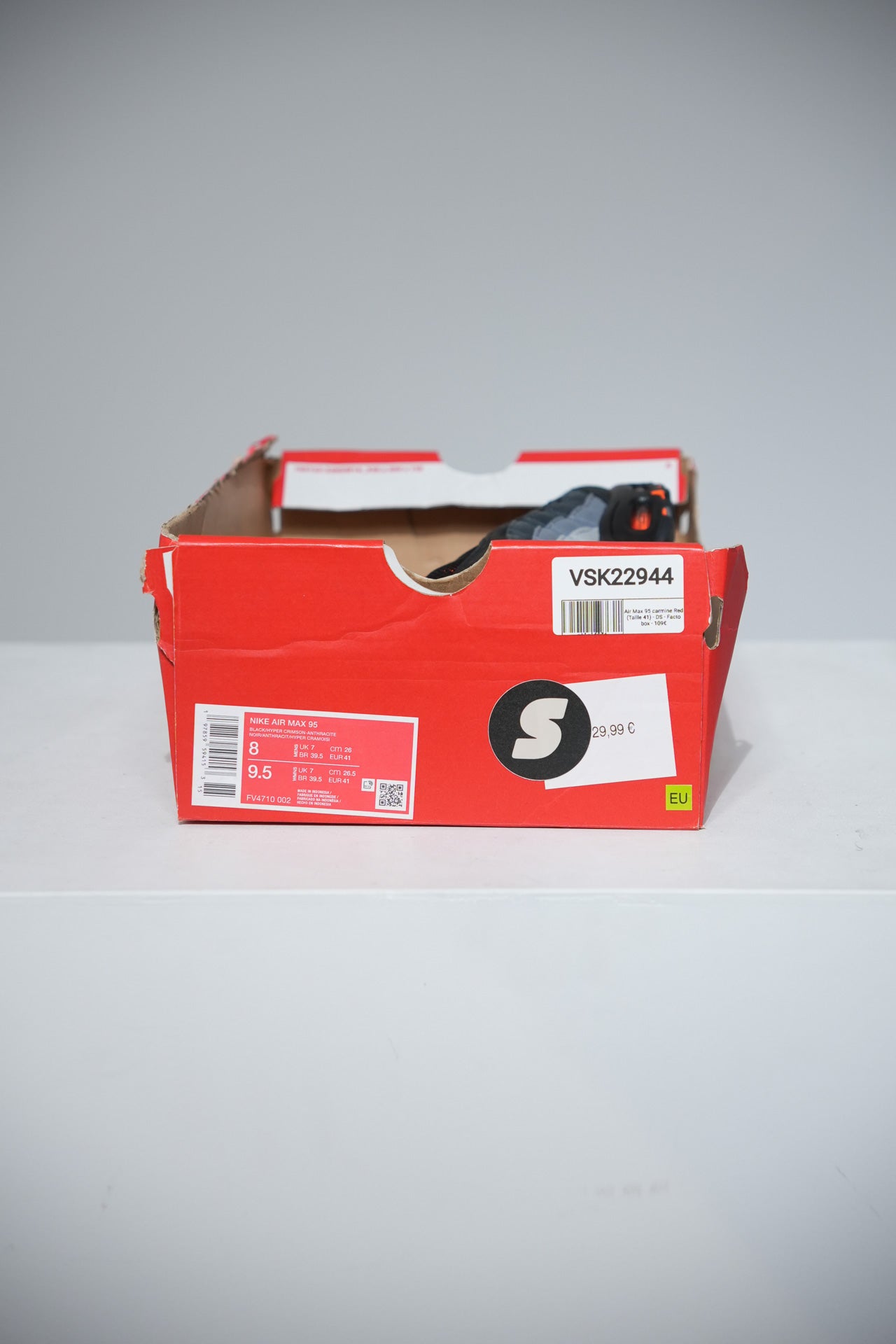 Air Max 95 carmine Red (Taille 41)