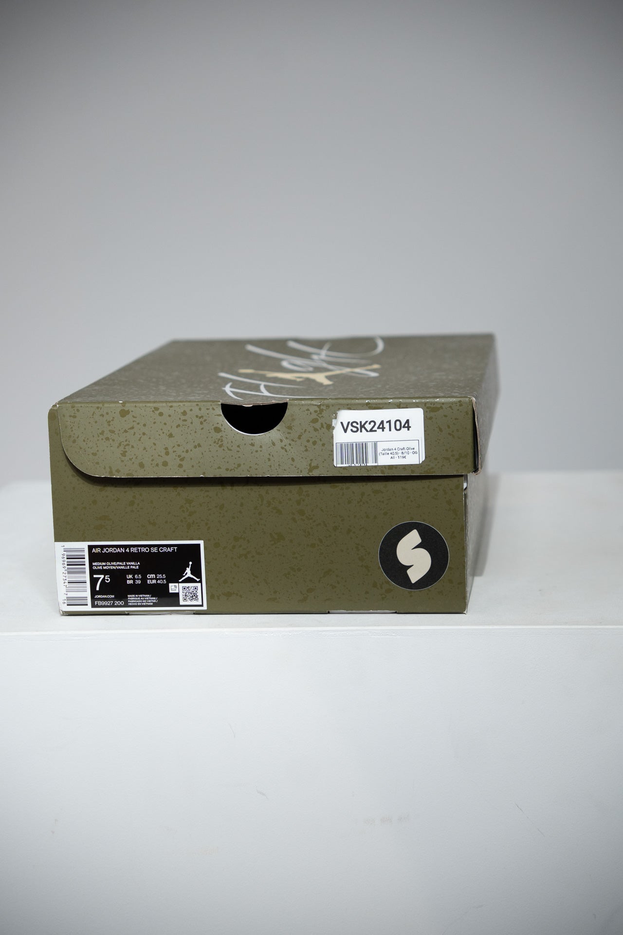 Jordan 4 Craft Olive (Taille 40,5)