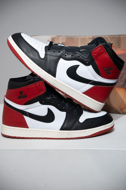 Jordan 1 High Black Toe Reimagined (Taille 46)