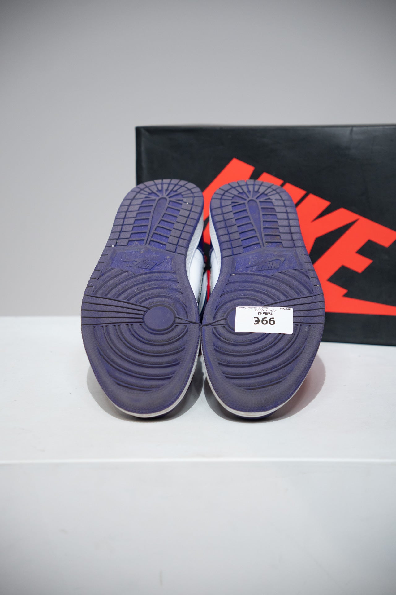 Jordan 1 High Court Purple (Taille 43)