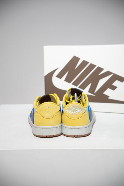 Jordan 1 Low Travis Scott Canary Yellow (Taille 42)