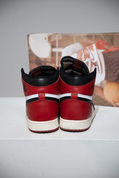 Jordan 1 High Black Toe Reimagined (Taille 46)