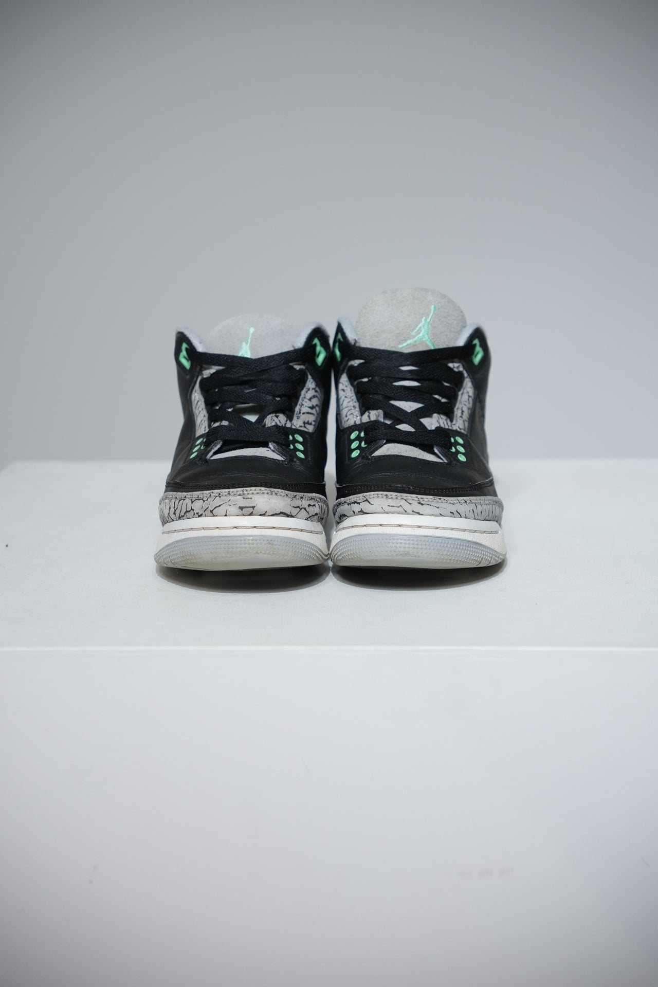 Jordan 3 Green Glow GS (Taille 38)