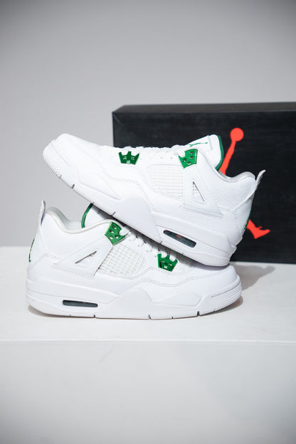 Jordan 4 Metallic Green GS (Taille 38,5)