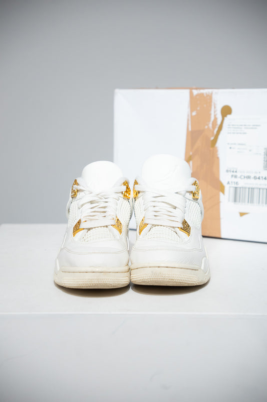 Jordan 4 Metallic Gold (Taille 39)