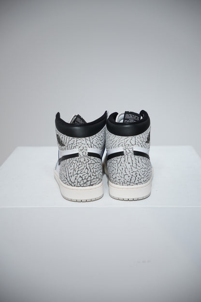 Jordan 1 High White Cement (Taille 44,5)
