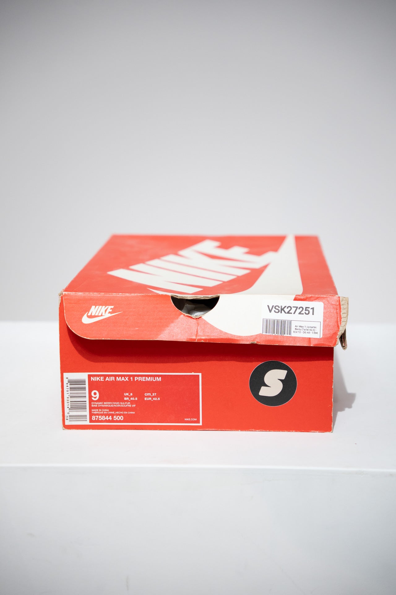 Air Max 1 Dynamic Berry (Taille 42,5)