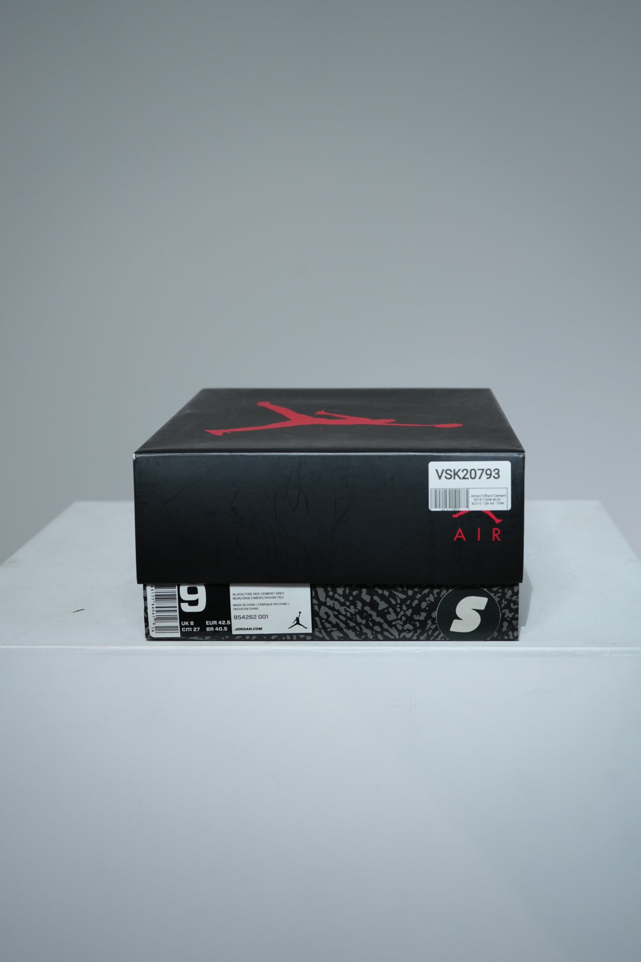 Jordan 3 Black Cement 2018 (Taille 42,5)