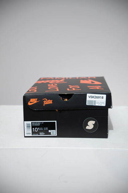 Air Max 1 Patta Hyper Crimson Pure Platinium (Taille 44,5)