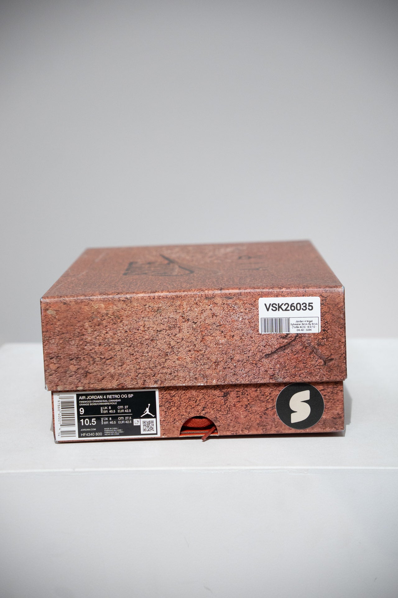 Jordan 4 Nigel Sylvester Brick By Brick (Taille 42,5)