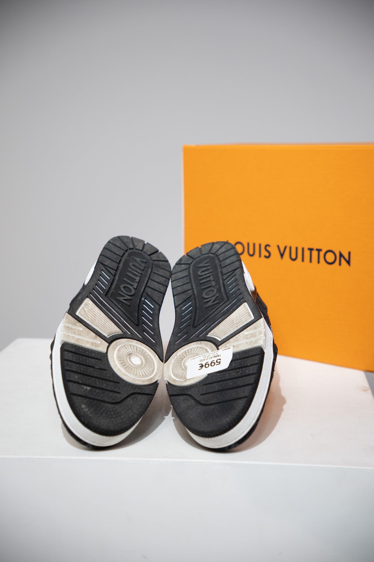 Louis Vuitton Trainer Denim Black (Taille 47 (11IT))