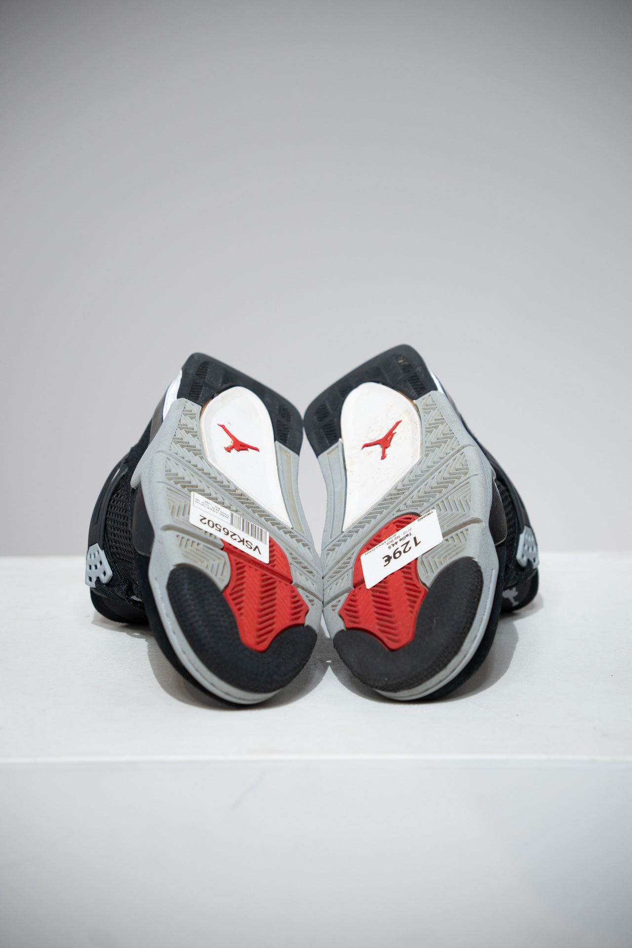 Jordan 4 Black Canvas (Taille 44,5)
