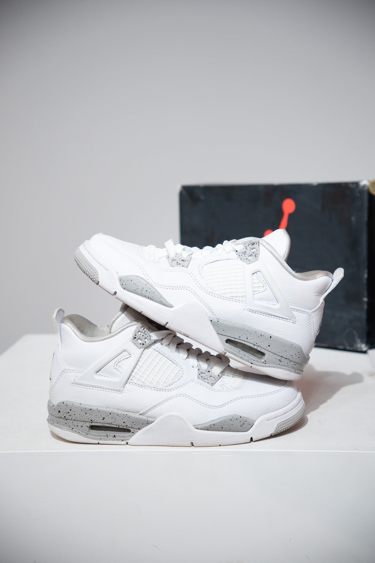 Jordan 4 White Oreo GS (Taille 37,5)