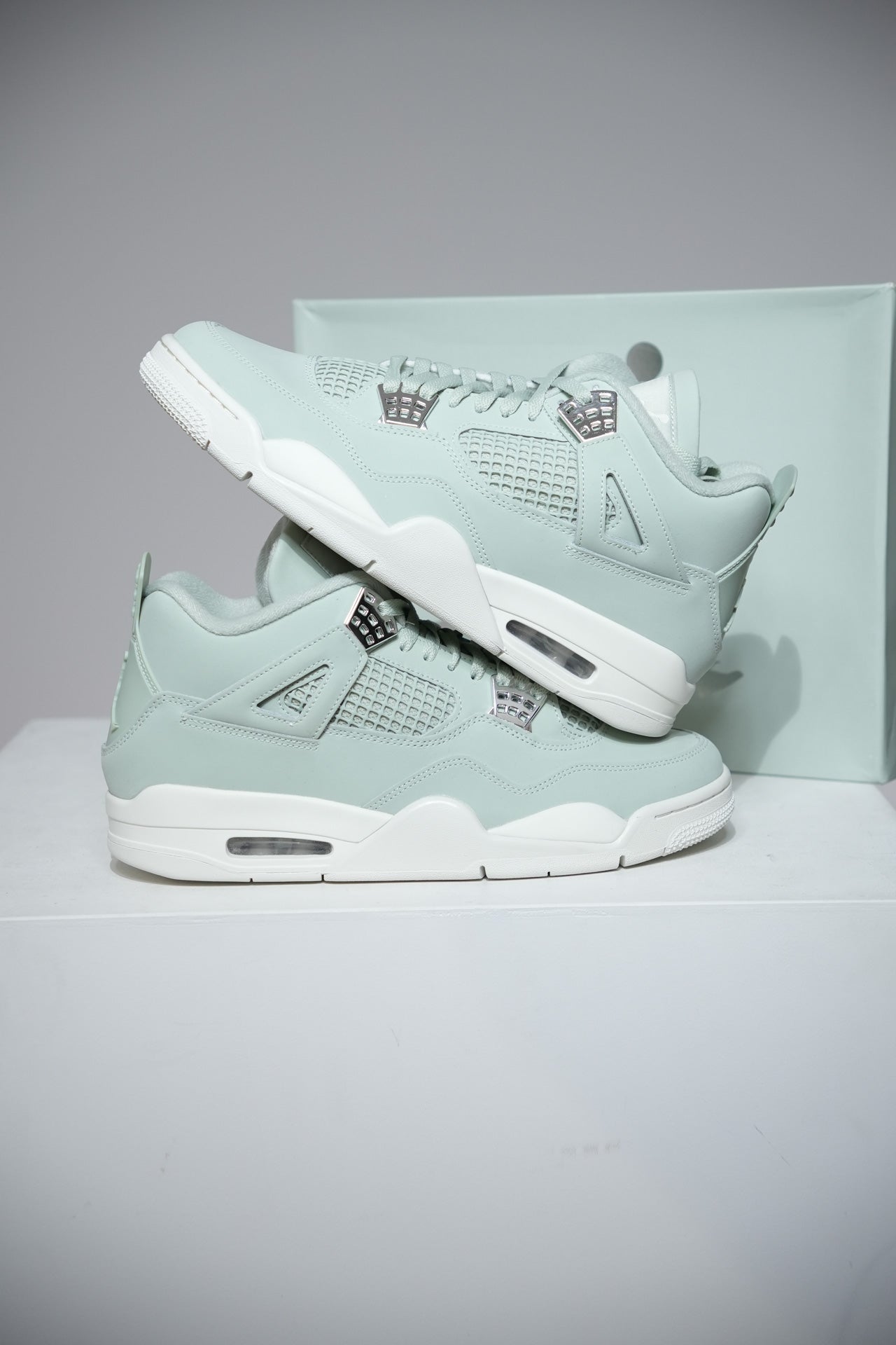 Jordan 4 Seafoam Sail (Taille 35,5)