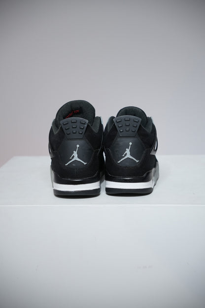 Jordan 4 Black Canvas (Taille 45)