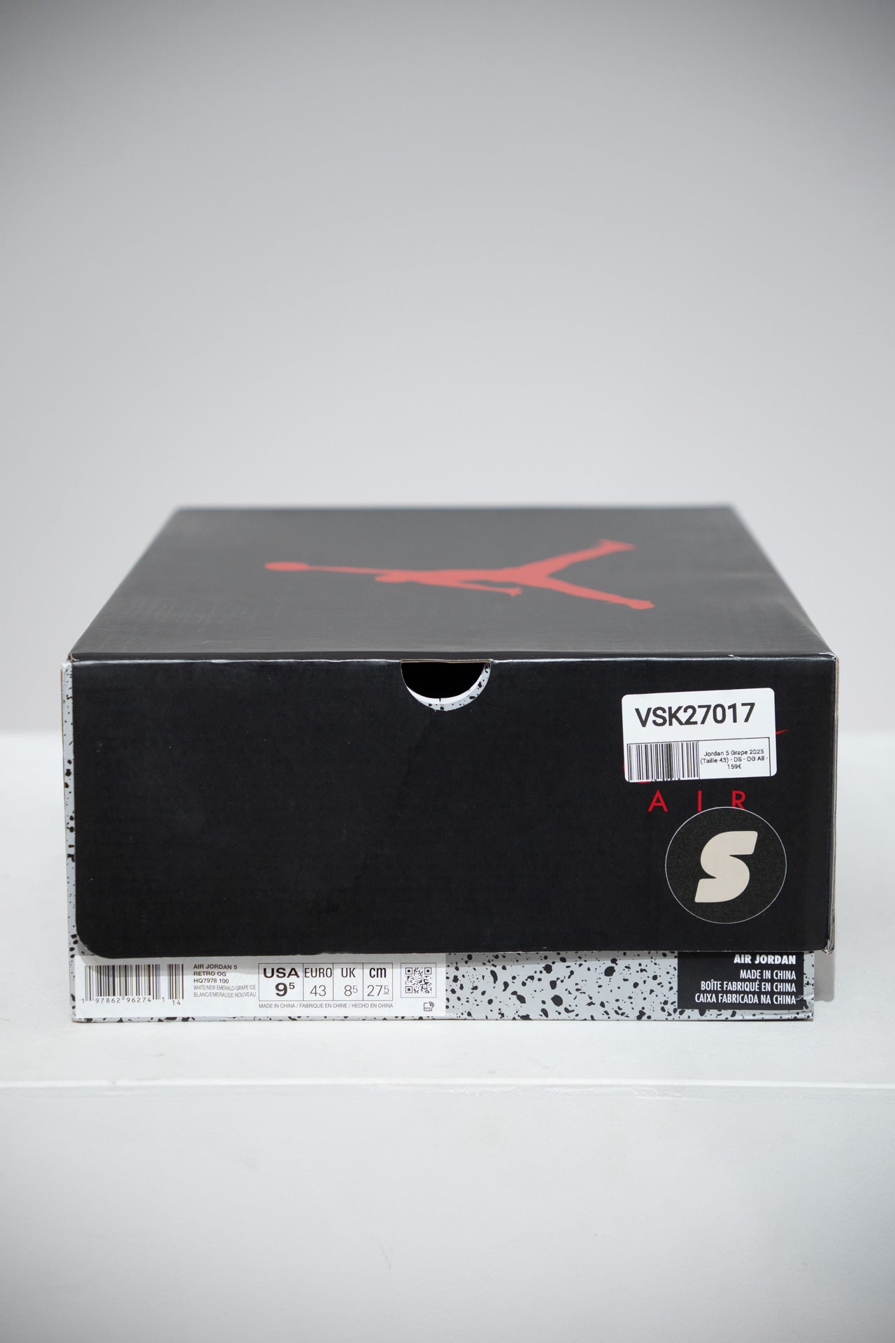 Jordan 5 Grape 2025 (Taille 43)