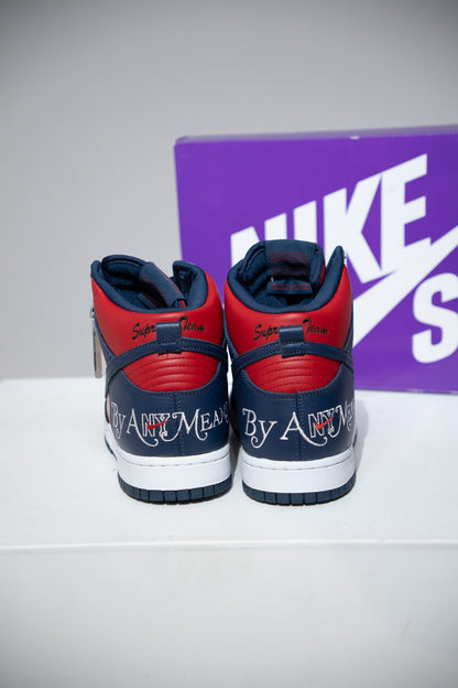 Dunk High Sb Supreme By Any Means Midnight navy (Taille 44)