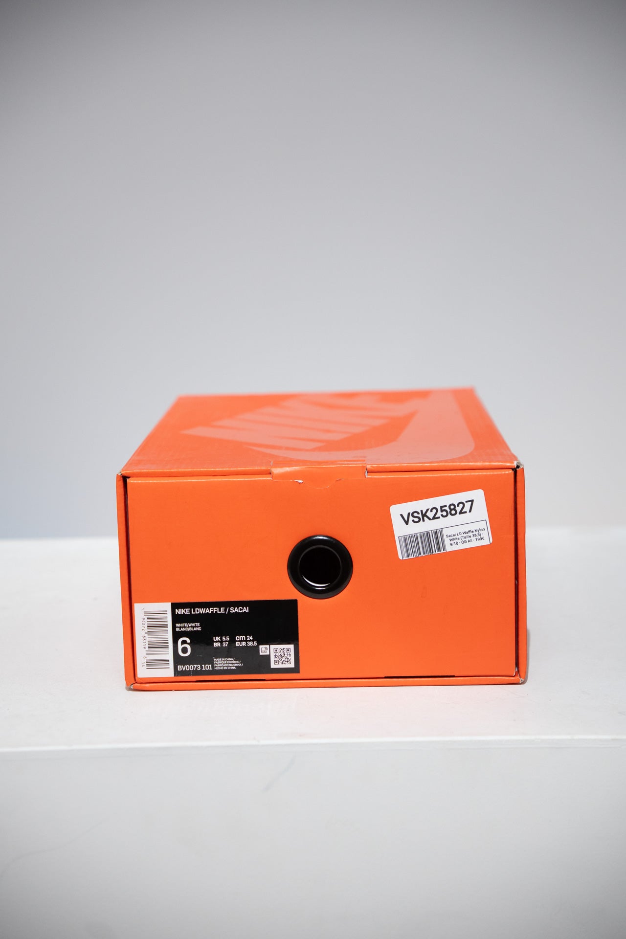 Sacai LD Waffle Nylon White (Taille 38,5)