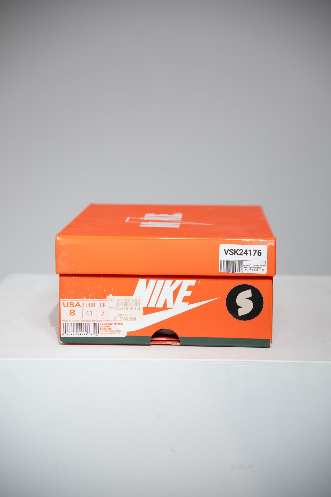 Jordan 1 High Gatorade Blue Lagoon (Taille 41)