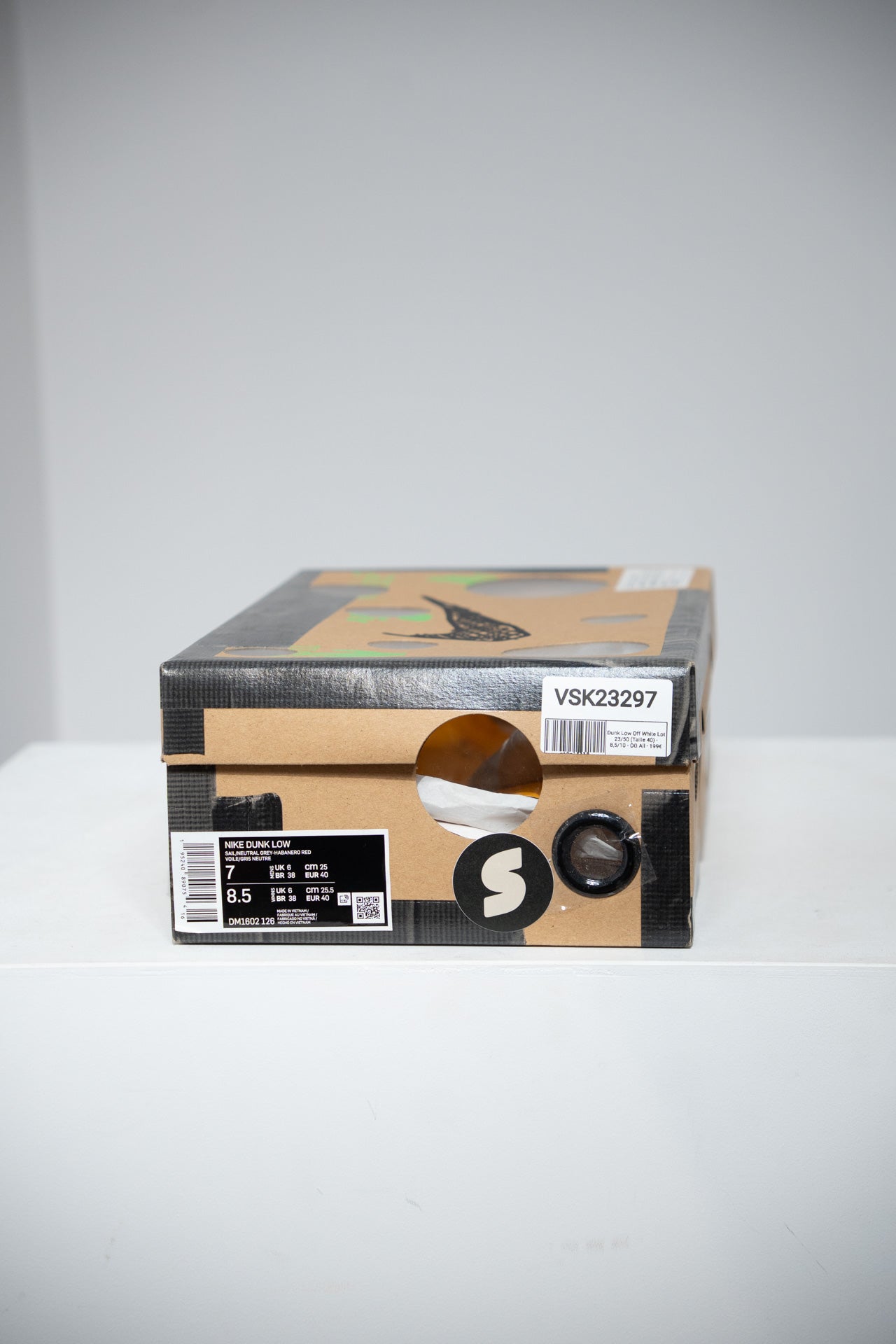 Dunk Low Off White Lot 23/50 (Taille 40)