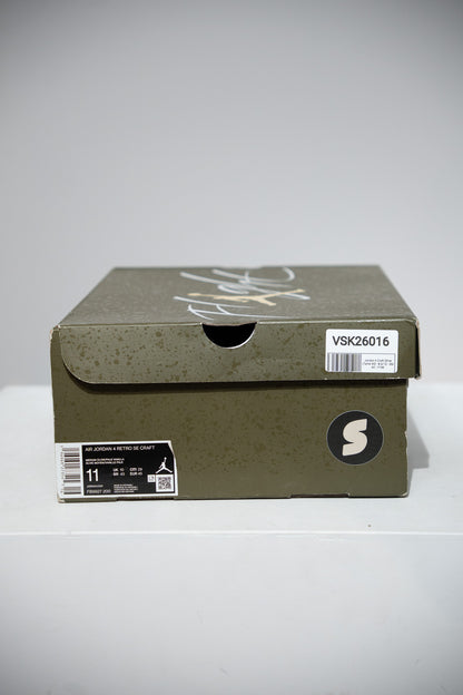 Jordan 4 Craft Olive (Taille 45)