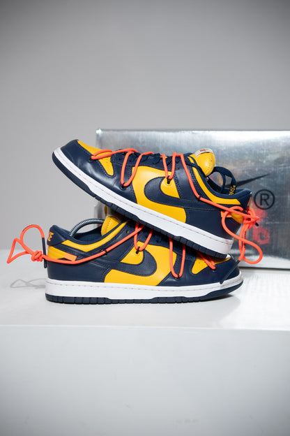 Dunk low Off-White Michigan (Taille 39)