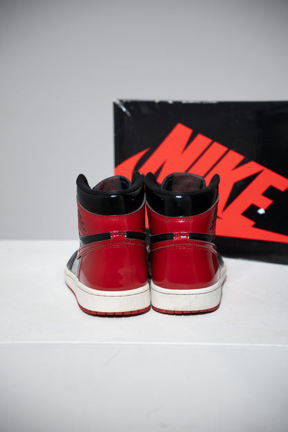 Jordan 1 High Patent Bred (Taille 42)