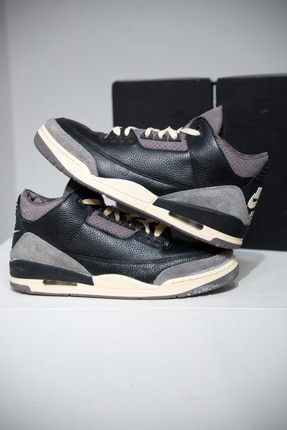 Jordan 3 A Ma Maniere Black (Taille 44)