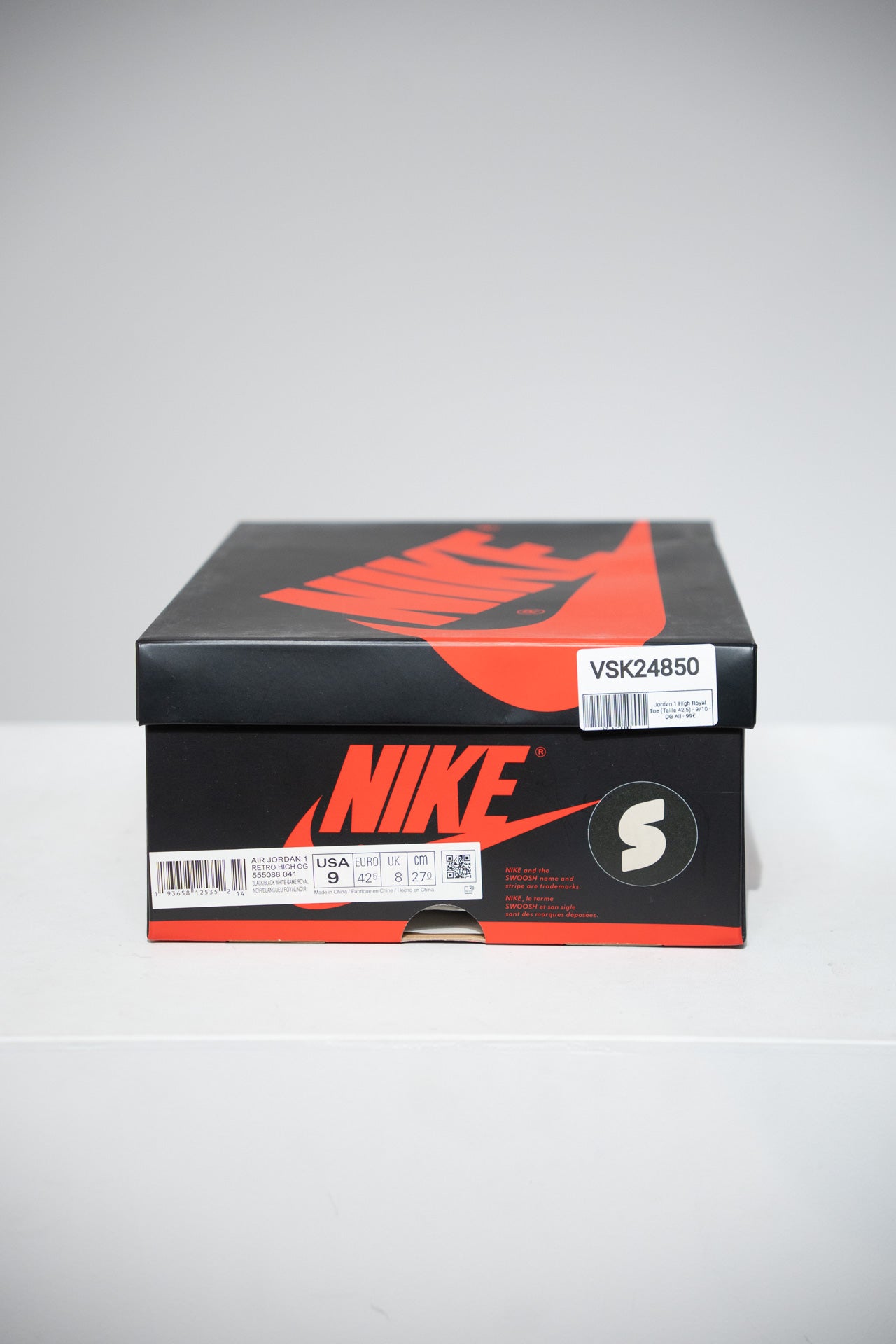 Jordan 1 High Royal Toe (Taille 42,5)