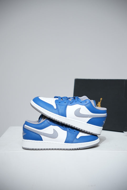 Jordan 1 Low True Blue GS (Taille 38)