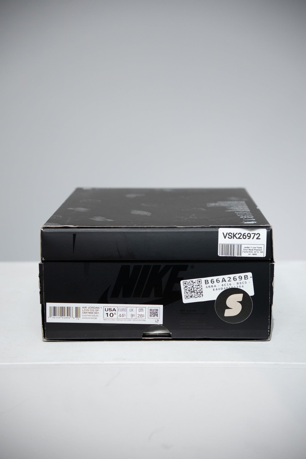 Jordan 1 Low Travis Scott Black Phantom (Taille 44,5)