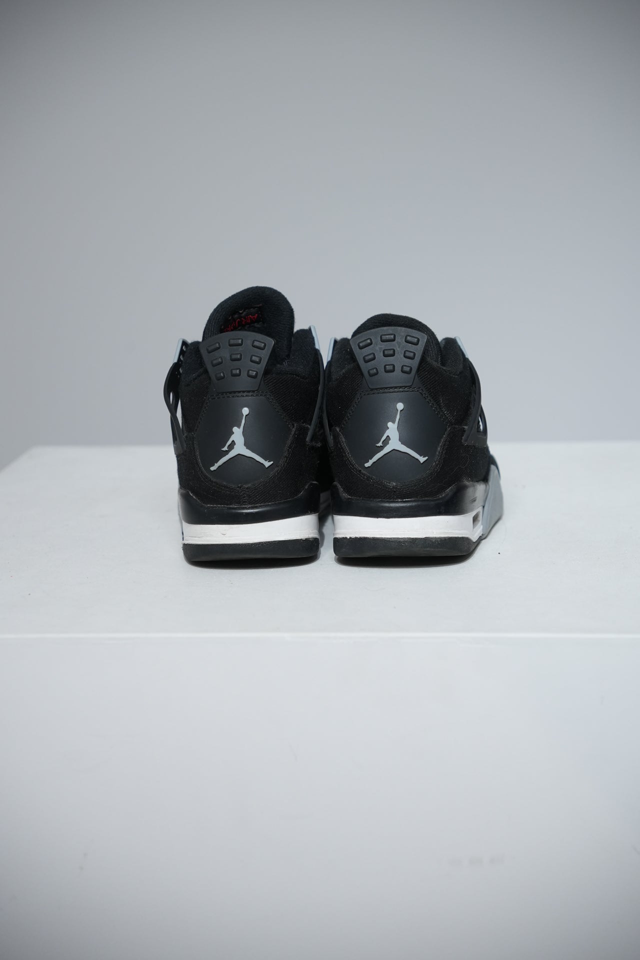 Jordan 4 Black Canvas GS (Taille 36)